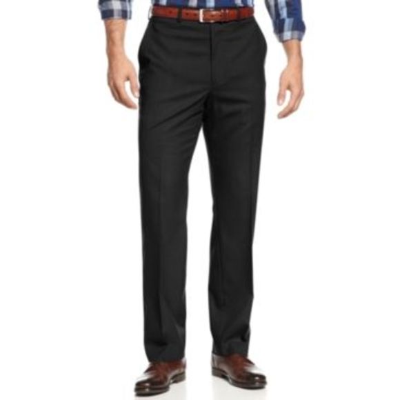 Michael Kors Other - Michael Kors Men's Solid Classic Fit Stretch Dress Pants Black Size 36X30